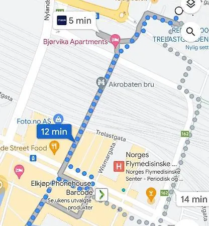 Floor Center Flat With Free Parking * Oslo