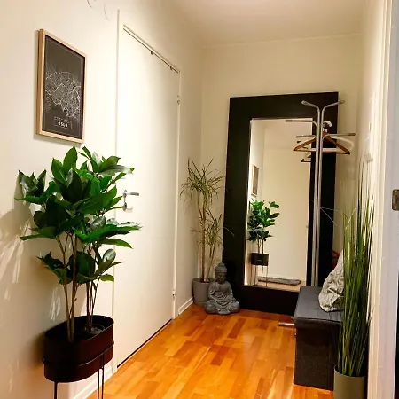 Floor Center Flat With Free Parking אוסלו